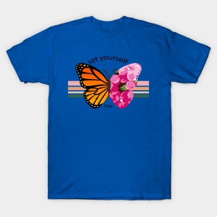 set yourself free butterfly 4 T-Shirt